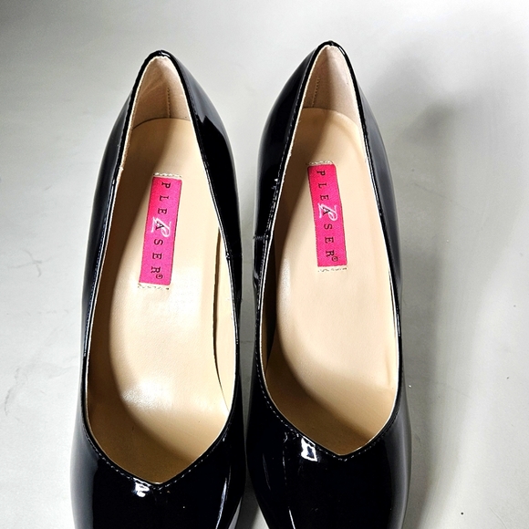Pleaser Dream 420W 4-inch Black high heel pumps - Picture 6 of 8